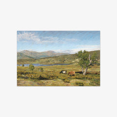 Norwegian Landscape with Cows by Niels Skovgaard