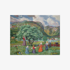 Summer and Playing Children by Nikolai Astrup