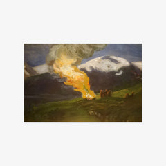 Midsummer Night Bonfire by Nikolai Astrup
