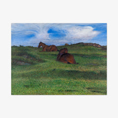 Horses Resting by Nils Kreuger