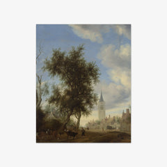 A View of Beverwijk by Salomon van Ruysdael