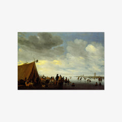 Winter Landscape by Salomon van Ruysdael