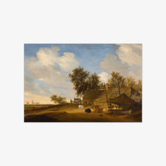 Landscape with Peasant Farmstead by Salomon van Ruysdael