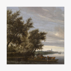 Ferryboat by Salomon van Ruysdael