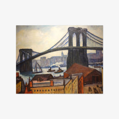 View of Brooklyn Bridge by Samuel Halpert