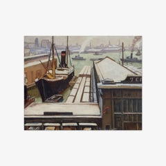 East River by Samuel Halpert