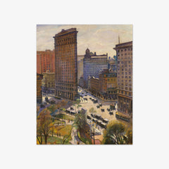 The Flatiron Building by Samuel Halpert