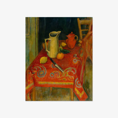 The Red Tablecloth by Samuel Halpert