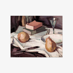 Still Life with Pears and Wineglass by Samuel John Peploe