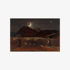 Cornfield by Moonlight by Samuel Palmer