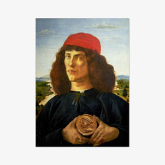 Portrait of a Man with a Medal of Cosimo the Elder by Sandro Botticelli