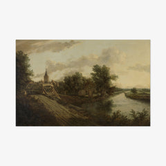 Landscape with Rolling Bridge by Jacob van Ruisdael