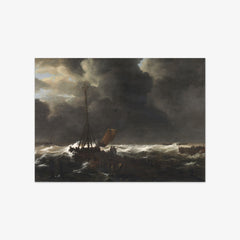 A Stormy Sea by Jacob van Ruisdael