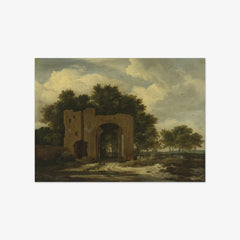 A Ruined Castle Gateway by Jacob van Ruisdael