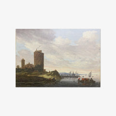 The Large Tower by Salomon van Ruysdael