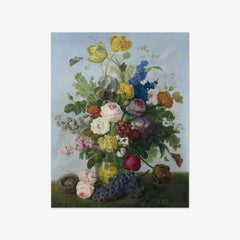 Bouquet of Flowers and a Nest by Sebastian Wegmayr