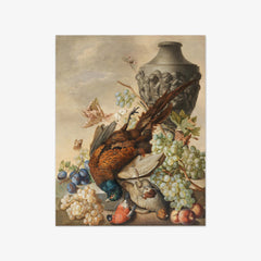 Still Life with a Stone Amphora by Sebastian Wegmayr