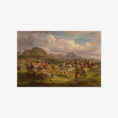 Ball Playing among the Sioux Indians by Seth Eastman
