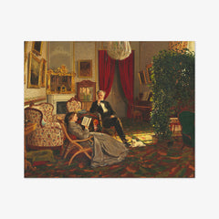 Interior from Glorup by Siegwald Dahl