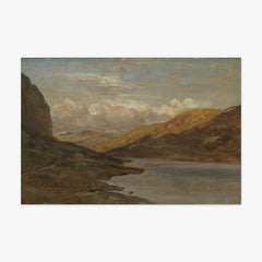 Landscape at Nystuen in Filefjell by Johan Christian Dahl