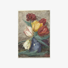 Tulips in a Vase by Sientje Mesdag-van Houten
