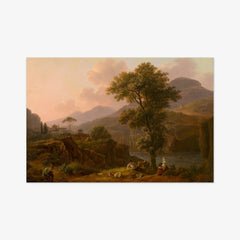 Italian Landscape by Simon Alexandre Clément Denis
