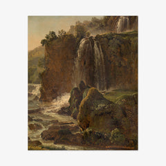 Waterfall at Tivoli by Simon Alexandre Clément Denis