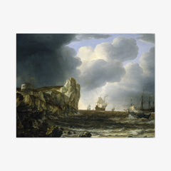 Shipping off the English Coast by Simon de Vlieger