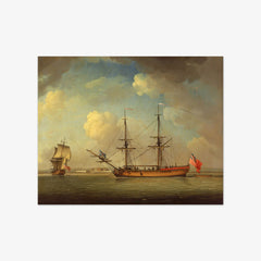 A Naval Snow by Charles Brooking