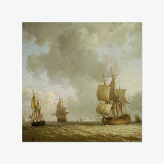Ships in a Light Breeze by Charles Brooking