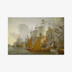 Action Between the Dutch Fleet and Barbary Pirates by Lieve Pietersz. Verschuier