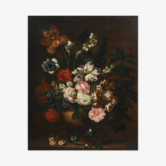 Mixed Bunch of Flowers in a Vase by Pieter Hardimé