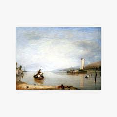 Dead Calm: Boats off Cowes Castle by Augustus W. Callcott