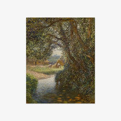 Haymakers by the Stream by Sir George Clausen