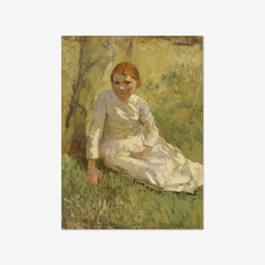 Girl in a Field by Sir George Clausen