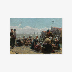 Sorting the Catch, Volendam by Sir George Clausen