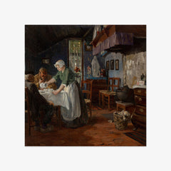 The Breakfast Table by Jules Eugene Pages