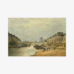 The Seine at the Pont Marie by Stanislas Lépine