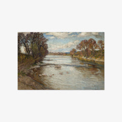 The Dunajec River at Szaflary by Stefan Filipkiewicz