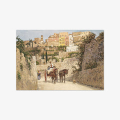 Landstrasse in Capri by Stefan Simony