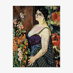 Portrait of Mauricia Coquiot by Suzanne Valadon