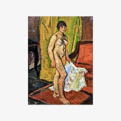 Nude in White Robe by Suzanne Valadon