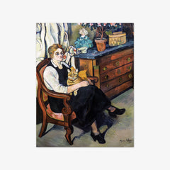 Portrait of Miss Lily Walton by Suzanne Valadon