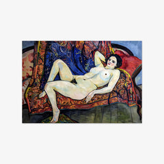 Nude on a Red Couch by Suzanne Valadon