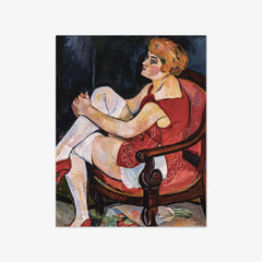 The Woman with White Stockings by Suzanne Valadon