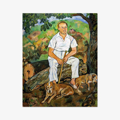 André Utter with His Dogs by Suzanne Valadon