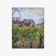 The Sacred Heart Seen from the Garden of Rue Cortot by Suzanne Valadon