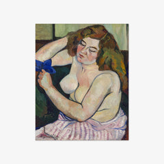 Nude Woman Sitting by Suzanne Valadon