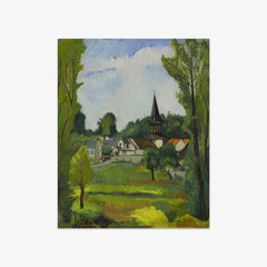 View of Vieux Moulin near Compiègne by Suzanne Valadon