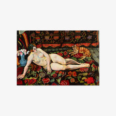 Reclining Nude with Cat by Suzanne Valadon